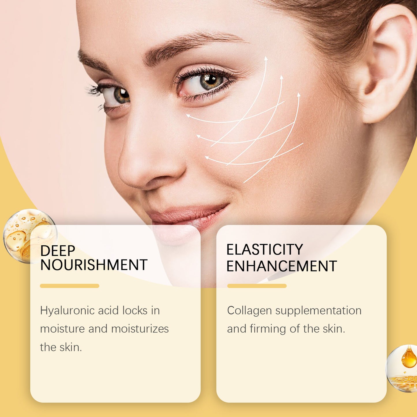 Hoygi Bee Venom & Peptide Collagen Cream - Deeply Hydrating & Firming Daily Moisturizer