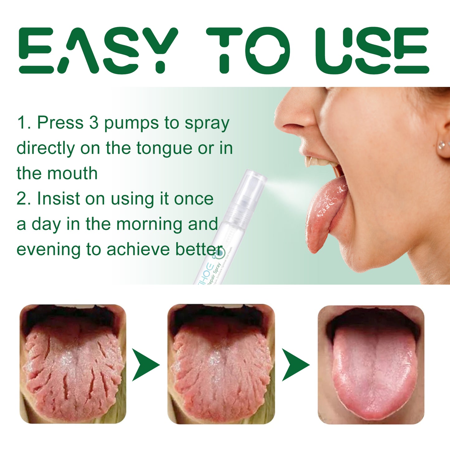 EELHOE Fresh & Soothing Tongue Care Spray