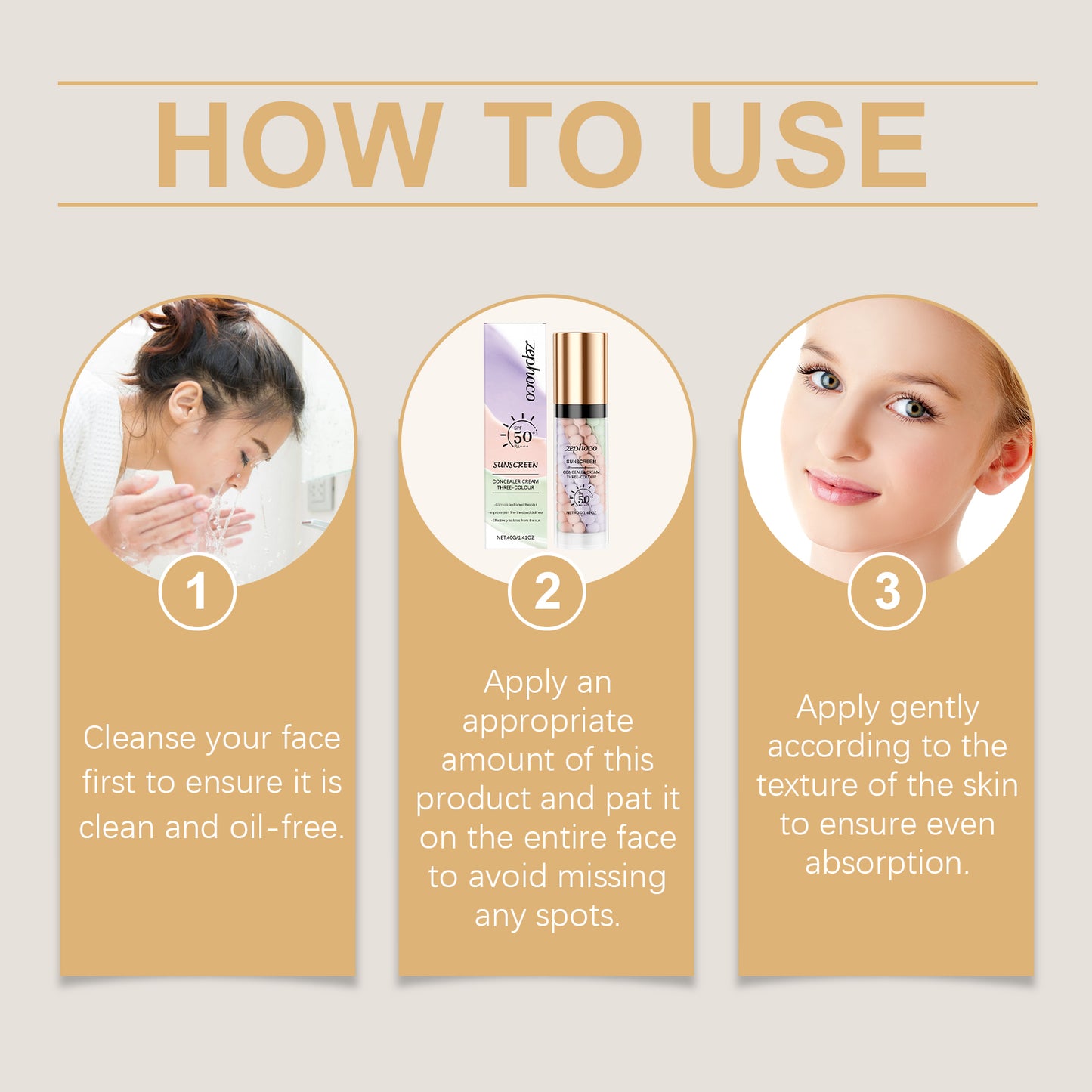 JAYSUING Moisture Cushion BB Cream - Hydrating Foundation with Flawless Coverage & UV Protection for All Skin Types