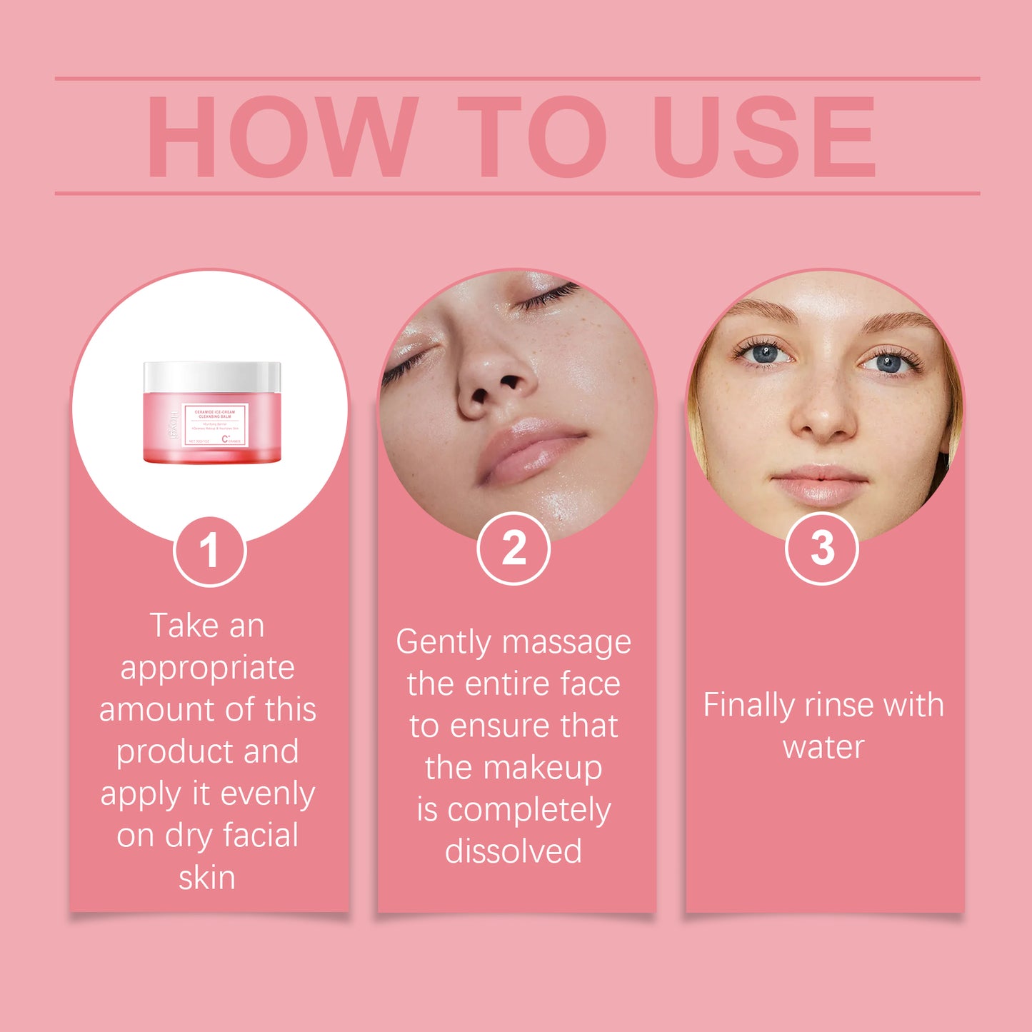 HOYGI Deep Cleansing Moisturizing Makeup Remover Balm - Gentle Formula for All Skin Types