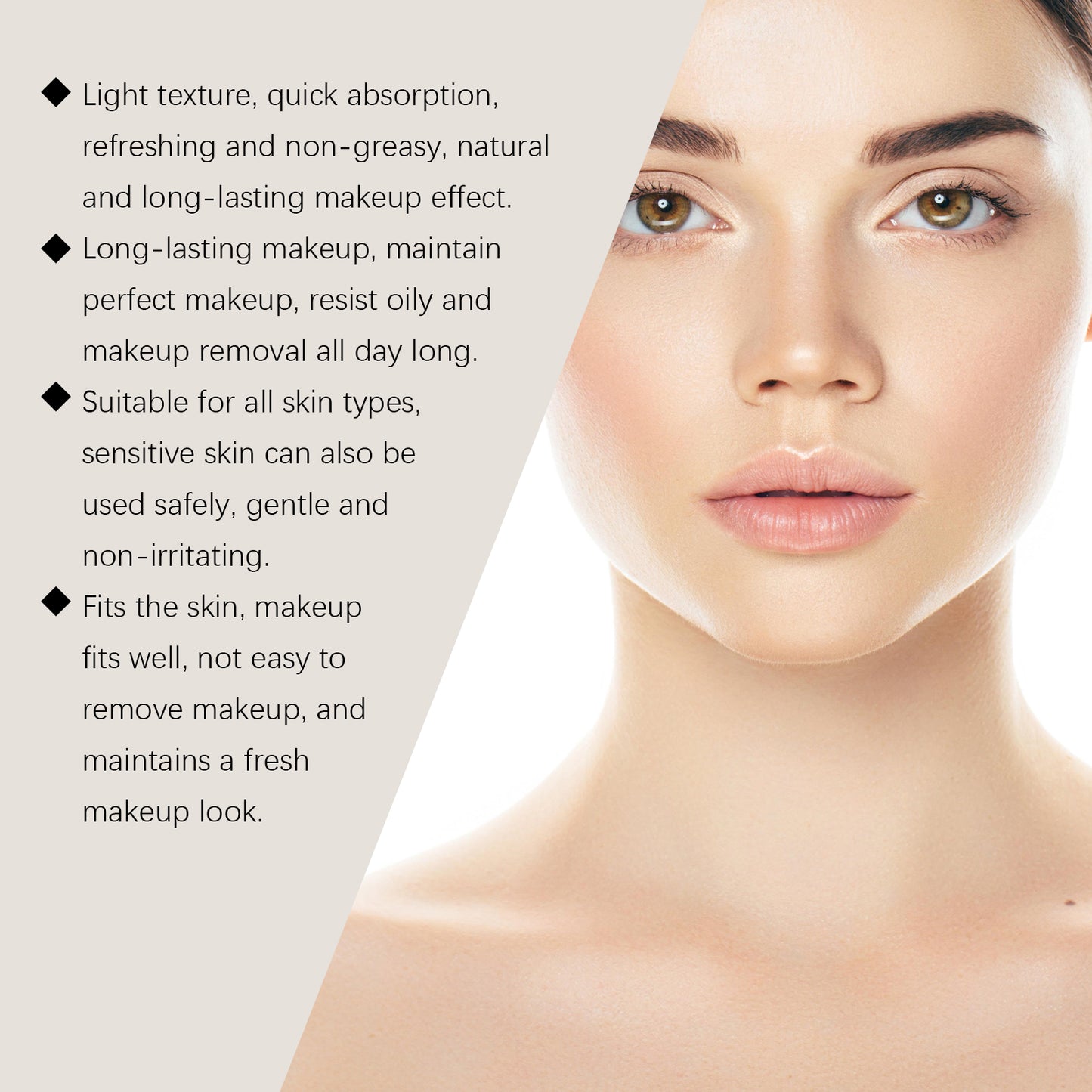 JAYSUING Moisture Cushion BB Cream - Hydrating Foundation with Flawless Coverage & UV Protection for All Skin Types