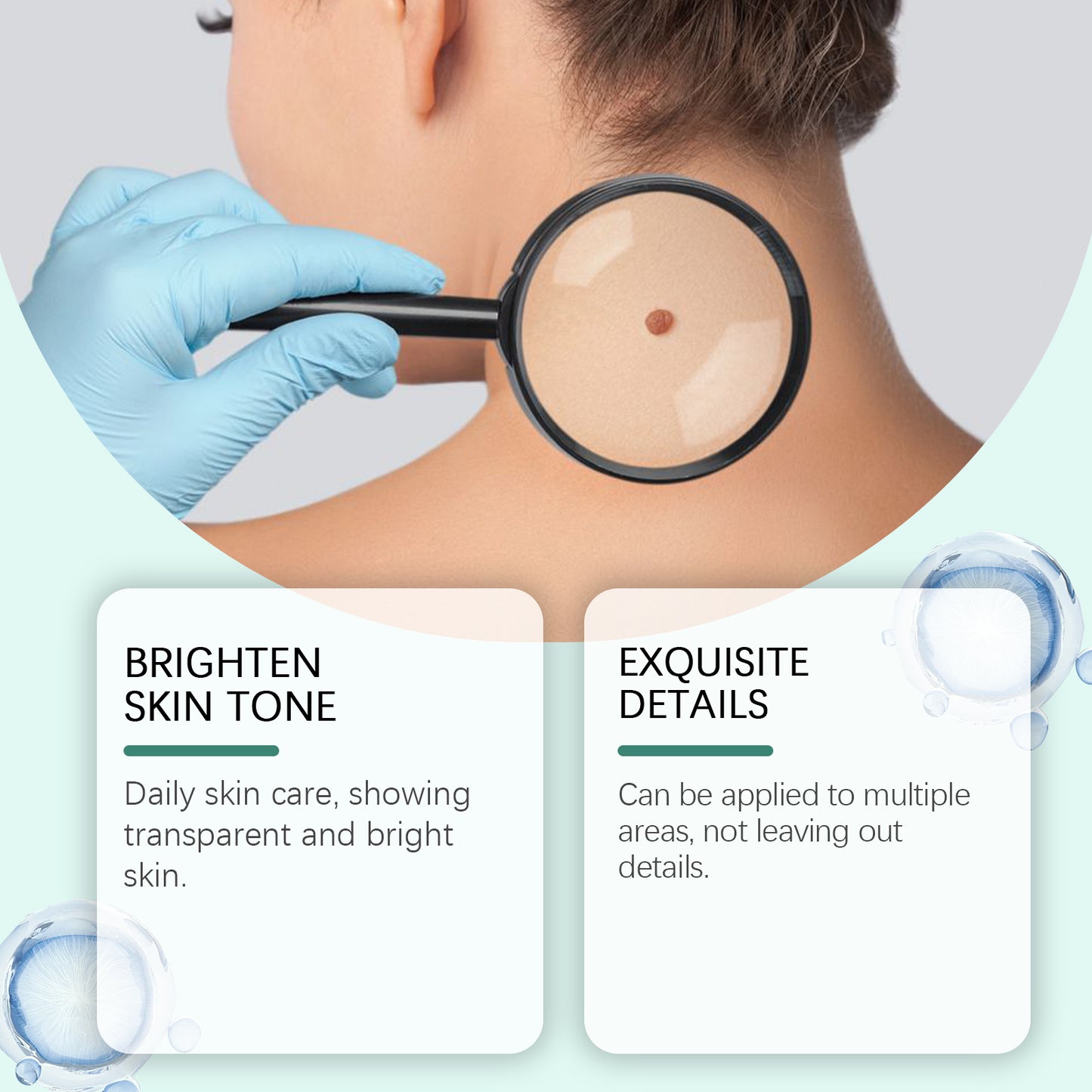 oukea Brightening Skin Care Gel - Face & Body Moisturizer for Dark Spot Care, Smoothing & Radiant Glow