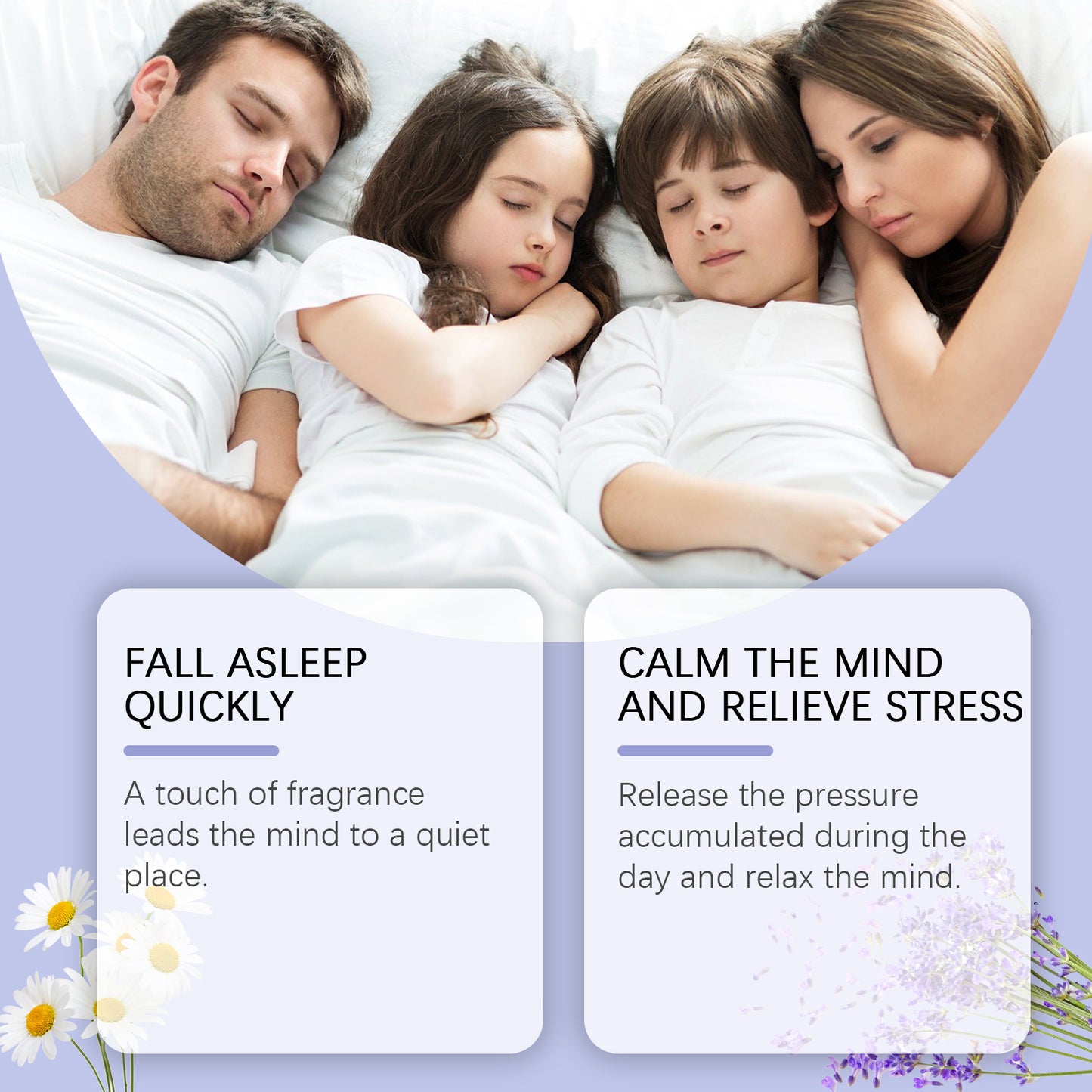 WoodSleep Aromatherapy Patches - Calming Lavender & Mint Scent, for Tranquil Moments