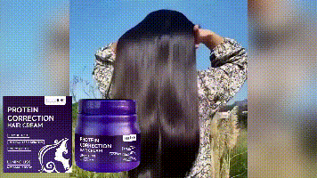 EELHOE Keratin Smoothing Styling Cream - Frizz Control, Heat Protectant, Adds Shine & Softness, for All Hair Types