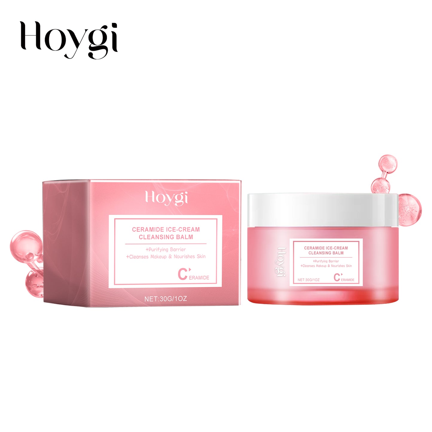 HOYGI Deep Cleansing Moisturizing Makeup Remover Balm - Gentle Formula for All Skin Types