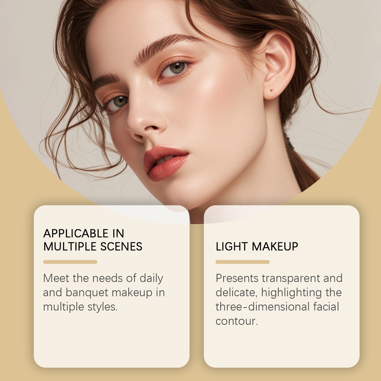 AMZ All-in-One Glamour Makeup Palette - Eyeshadow, Blush, Highlighter, Contour, Shimmer & Matte Finishes, Professional Quality