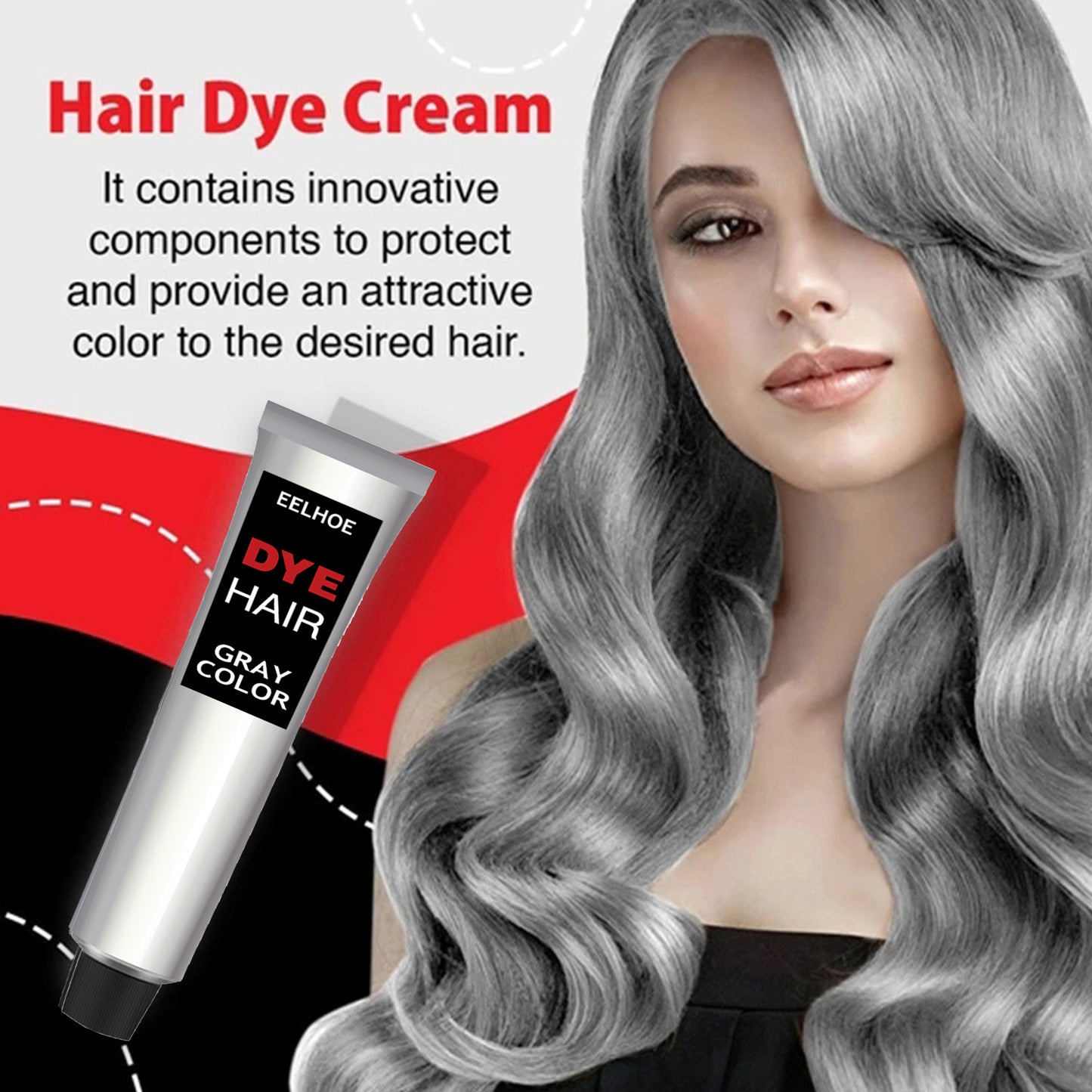 EELHOE Temporary Gray Hair Coloring Wax