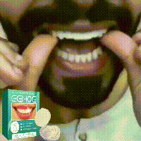 EELHOE Adjustable Snap-On Temporary False Teeth