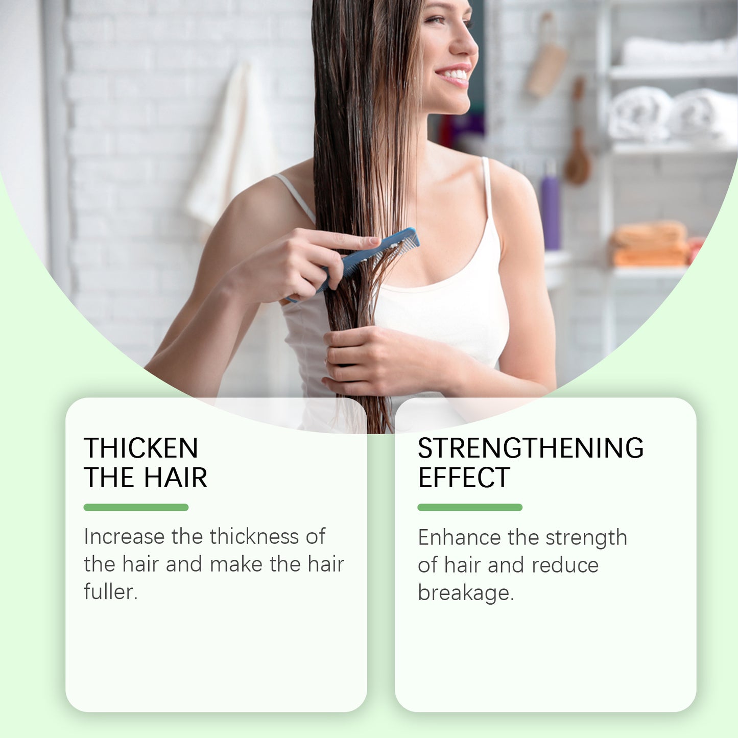 HOEGOA Rosemary Thickening Shampoo - For Hair Growth, Strength & Volume | Moisturizes Thin, Weak Hair