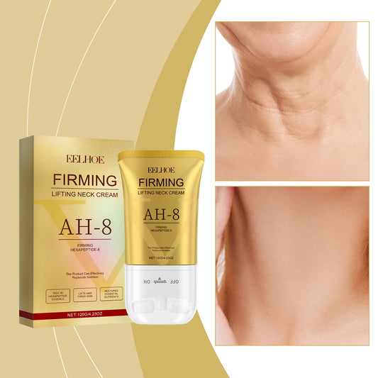 EELHOE Neck Firming Cream with Roller - Hydrating, Tightening & Smoothing Neck Care Treatment for Dehydrated Skin
