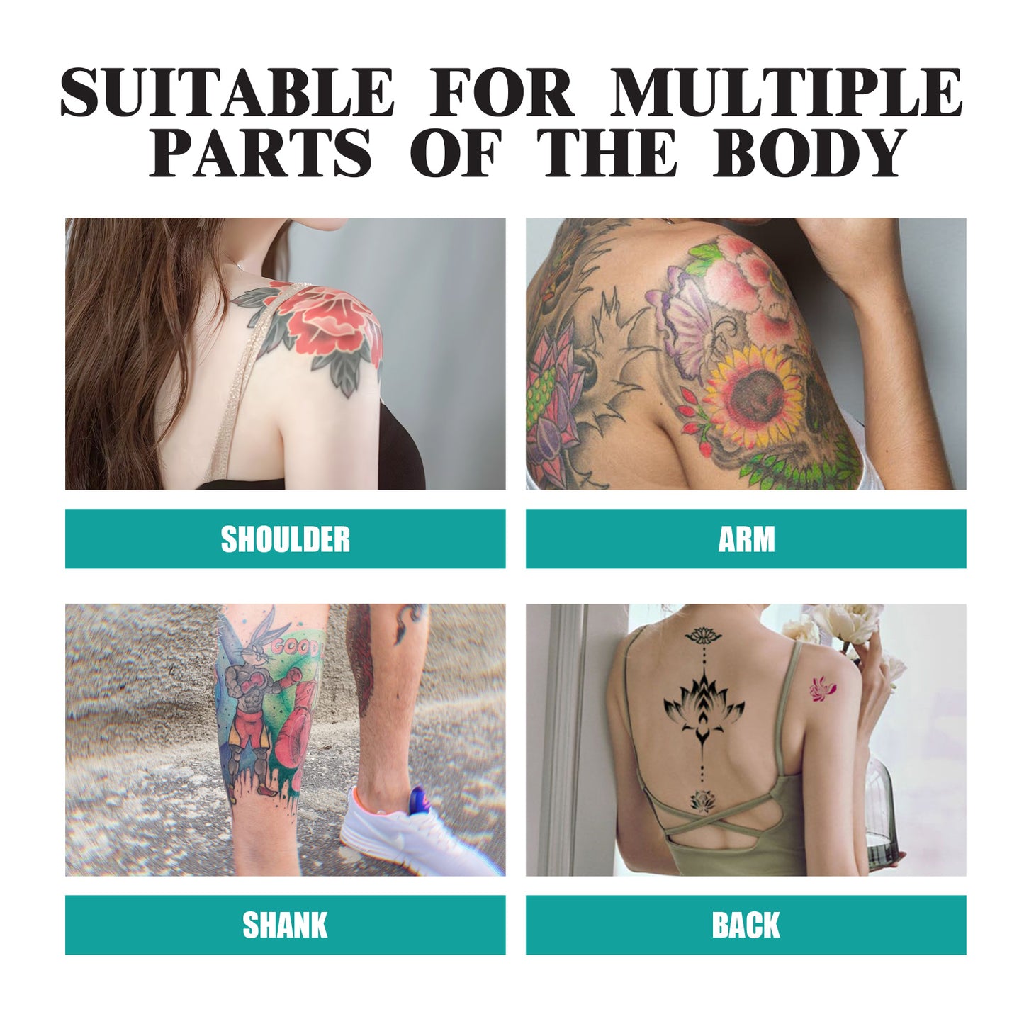 EELHOE 10-Color Washable Temporary Tattoo Pen Set