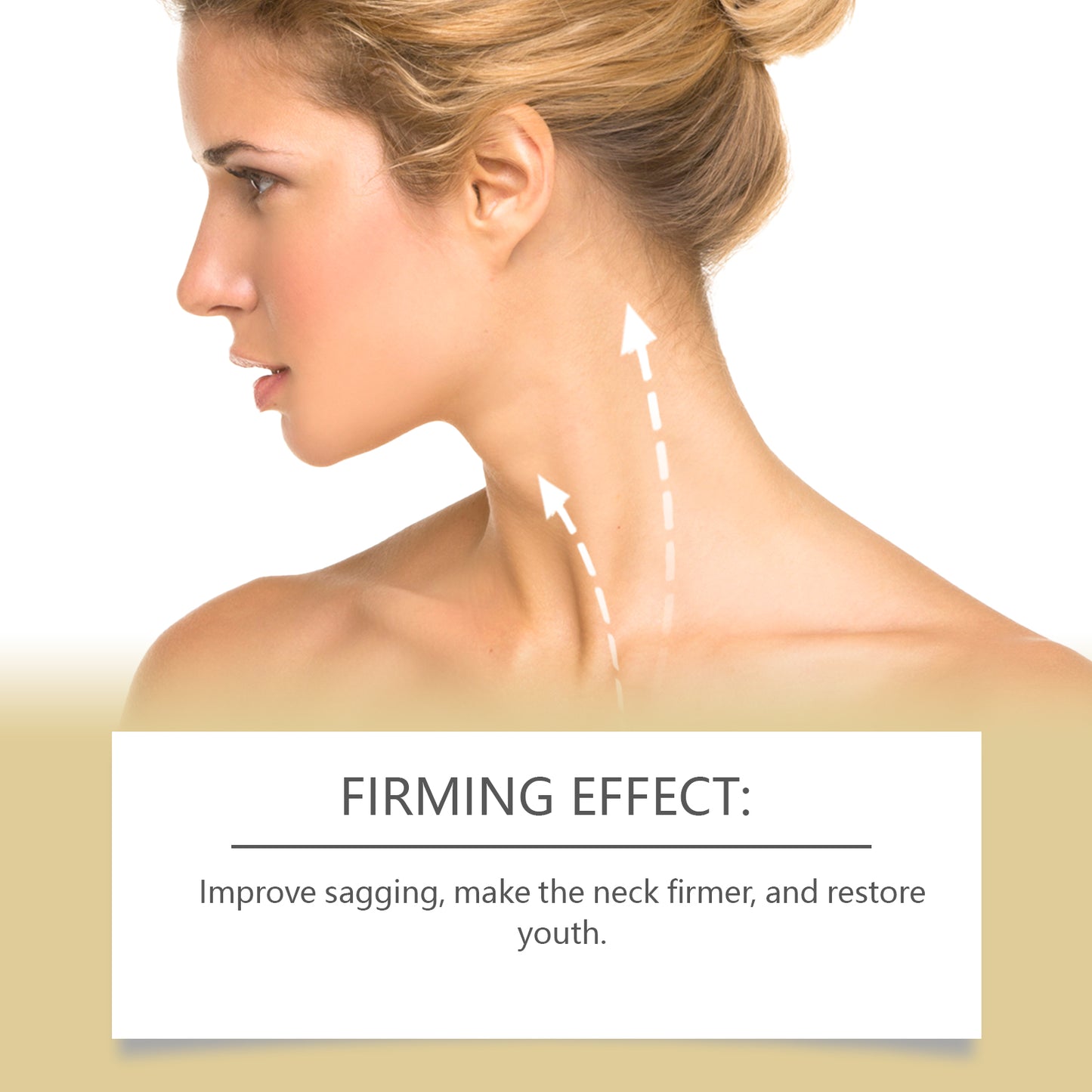 EELHOE Neck Firming Cream with Roller - Hydrating, Tightening & Smoothing Neck Care Treatment for Dehydrated Skin