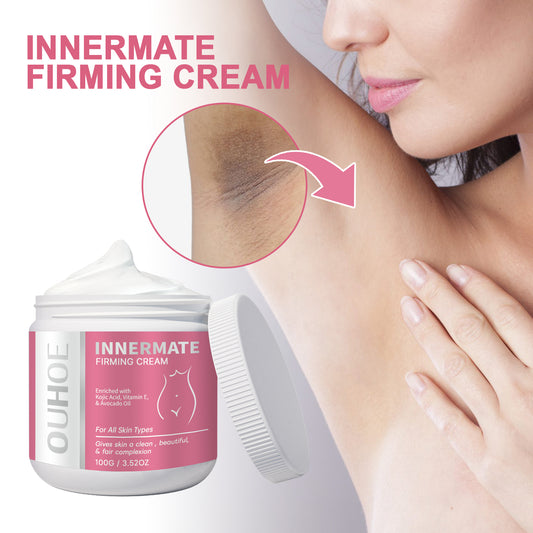 OUHOE Brightening Body Cream - For Elbows, Knees & Underarms, Evens Skin Tone, Moisturizes Dry Areas