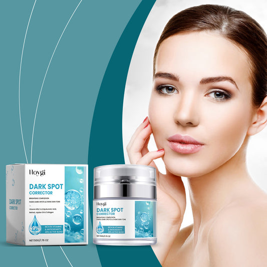 HOYGI Brightening & Dark Spot Serum - with Retinol & Vitamin C to Even Skin Tone, Brighten Complexion