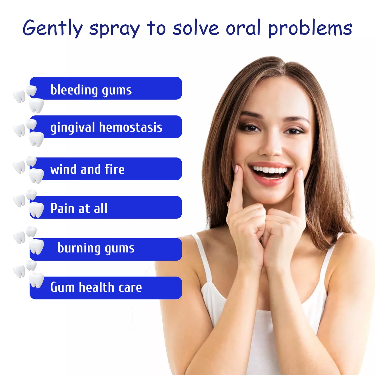 SOUTH MOON Toothache Relief Spray - Natural Soothing Oral Spray for Daily Cleaning & Long-Term Care, Helps Relieve Mouth Discomfort
