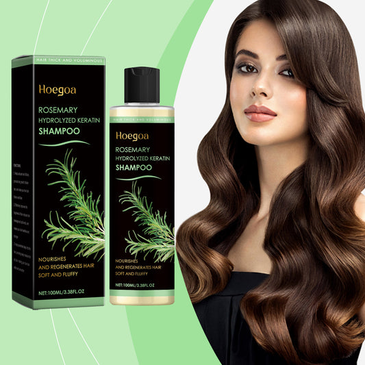 HOEGOA Rosemary Thickening Shampoo - For Hair Growth, Strength & Volume | Moisturizes Thin, Weak Hair