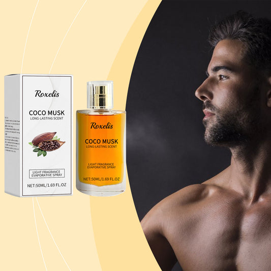Roxelis Signature Men's Cologne - Woody Cocoa Scent, Long-Lasting Fragrance, Day to Night Wear