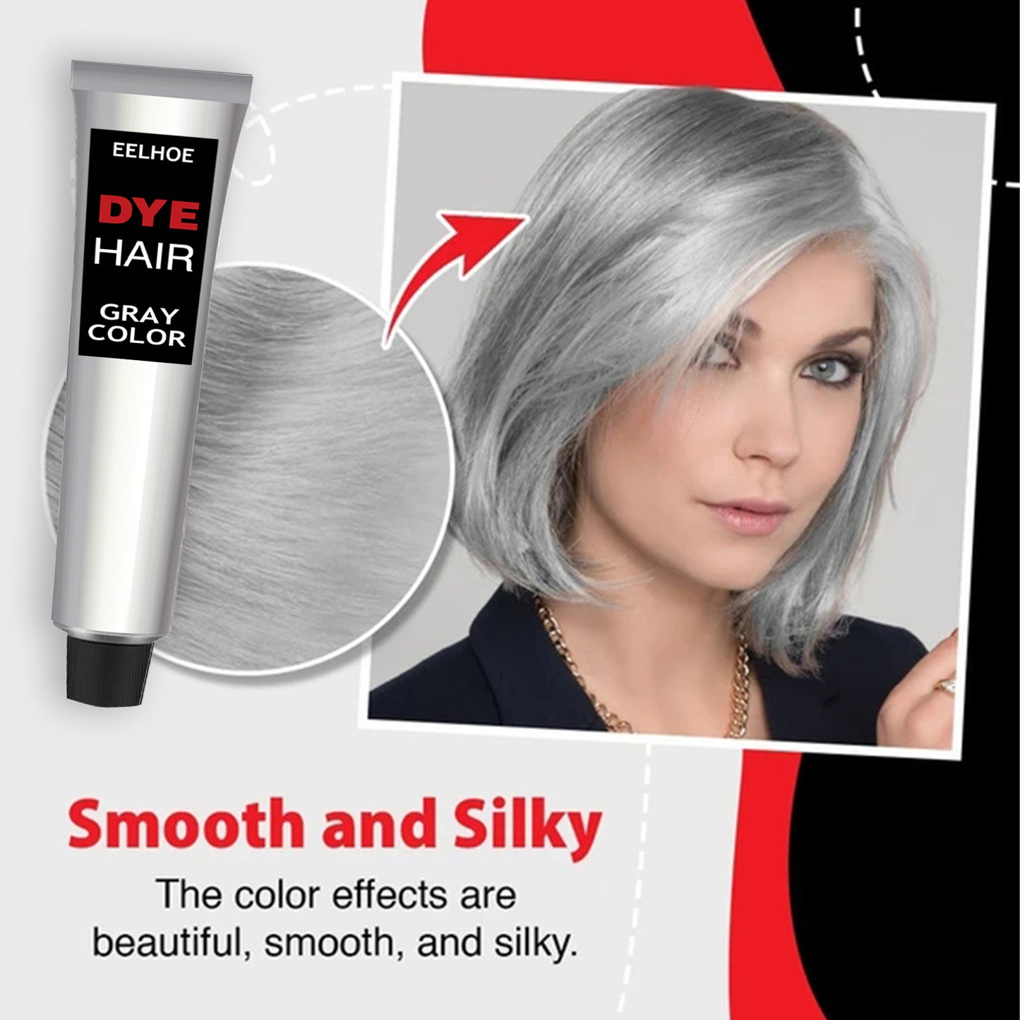 EELHOE Temporary Gray Hair Coloring Wax