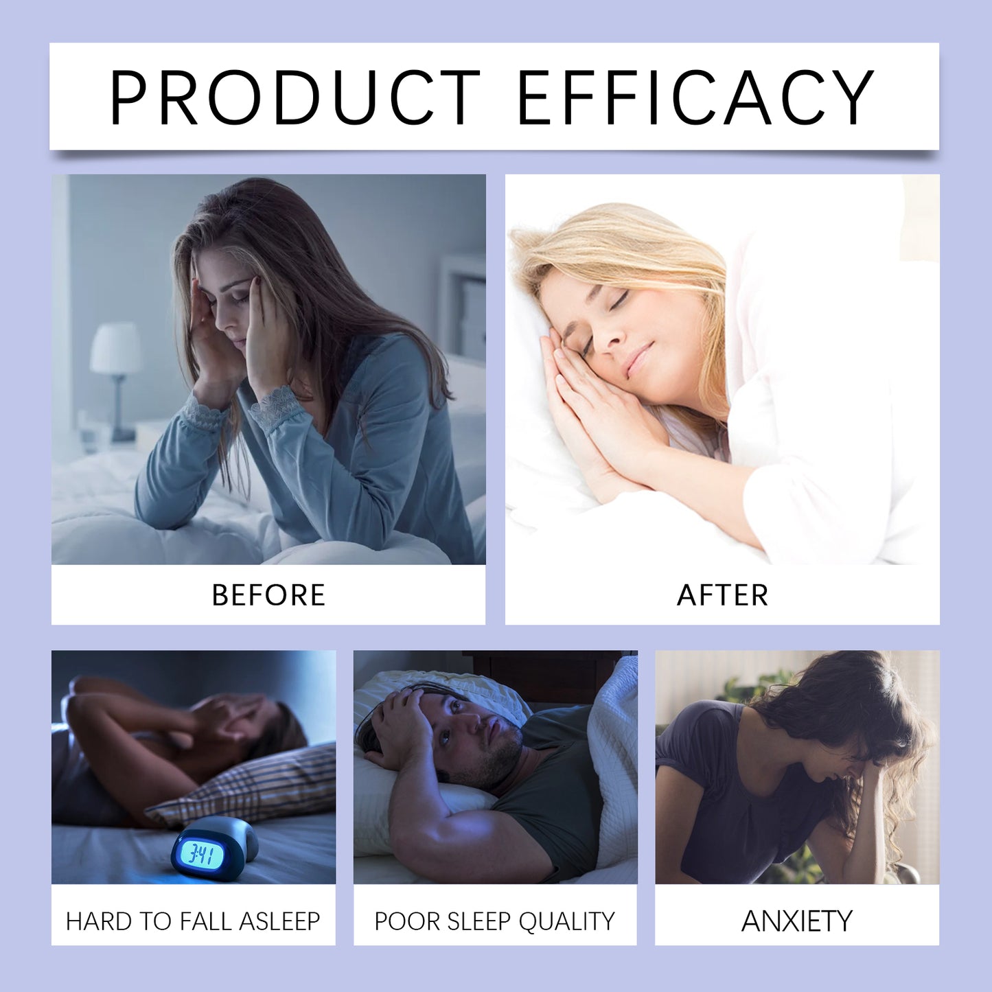 WoodSleep Aromatherapy Patches - Calming Lavender & Mint Scent, for Tranquil Moments