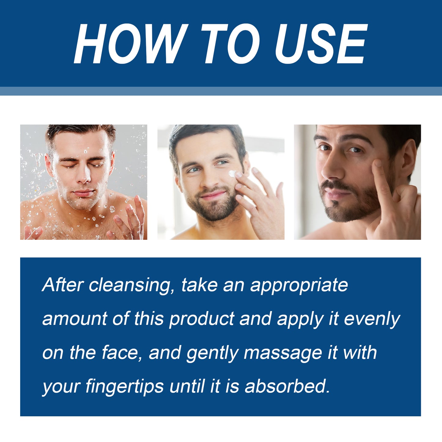 East Moon Men's Anti-Aging Face Cream - Wrinkle Reducing & Skin Tightening Moisturizer with Retinol, Hyaluronic Acid & Vitamin E