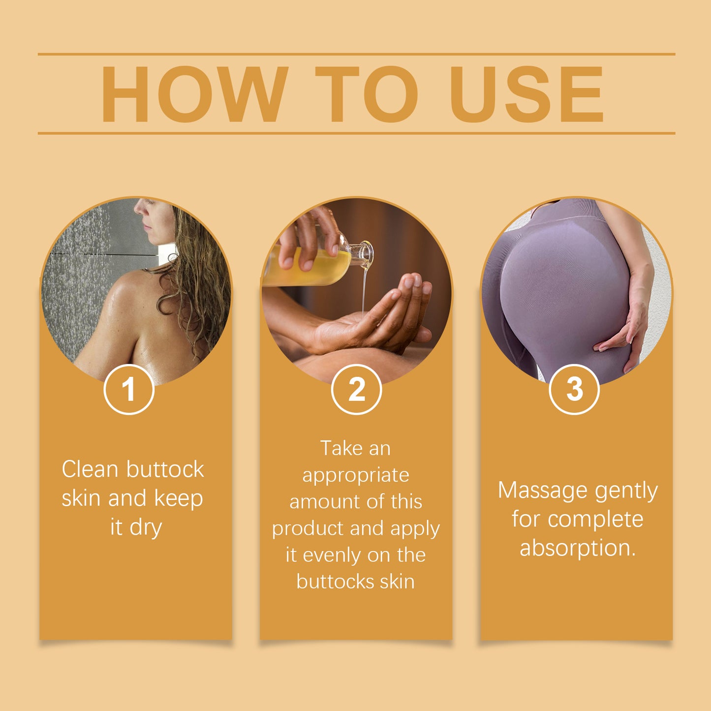 OUHOE Glowing Skin Dry Body Oil - For Hips & Body, Hydrates & Smooths Skin, Adds Radiant Shine, Non-Greasy