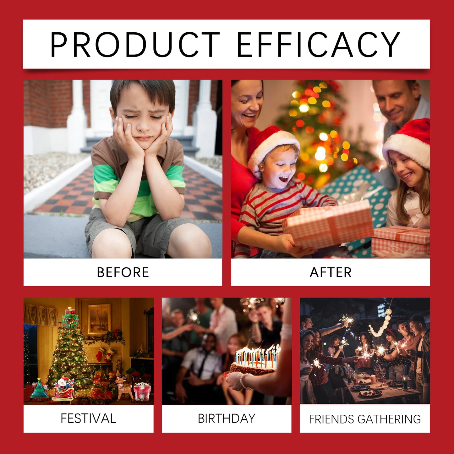 Downoo Christmas Balloons Set - Self-Sealing Santa, Reindeer, Tree Decorations for Party Supplies | Leak-Proof, Durable Nylon Foil for Indoor Outdoor Holiday Decor