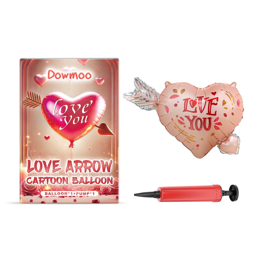 Dowmoo Romantic Balloon Garland Kit - Valentine's Day Proposal, Wedding, Anniversary, Birthday Party Decorations