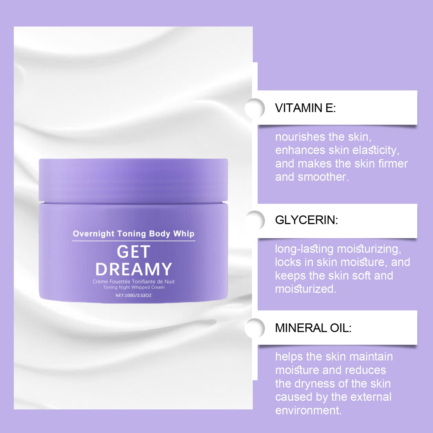 AMZ Body Firming Cream - Skin Tightening & Moisturizing Lotion for Smooth, Hydrated & Lifted Body Contour | Easy Daily Care with Glycerin & Ashwagandha