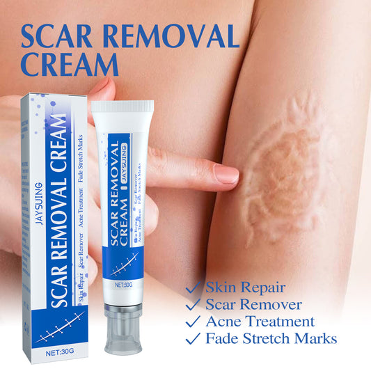 JAYSUING Scar Cream with Aloe Vera Extract - Visibly Reduces Appearance of Scars, Moisturizes & Soothes Skin
