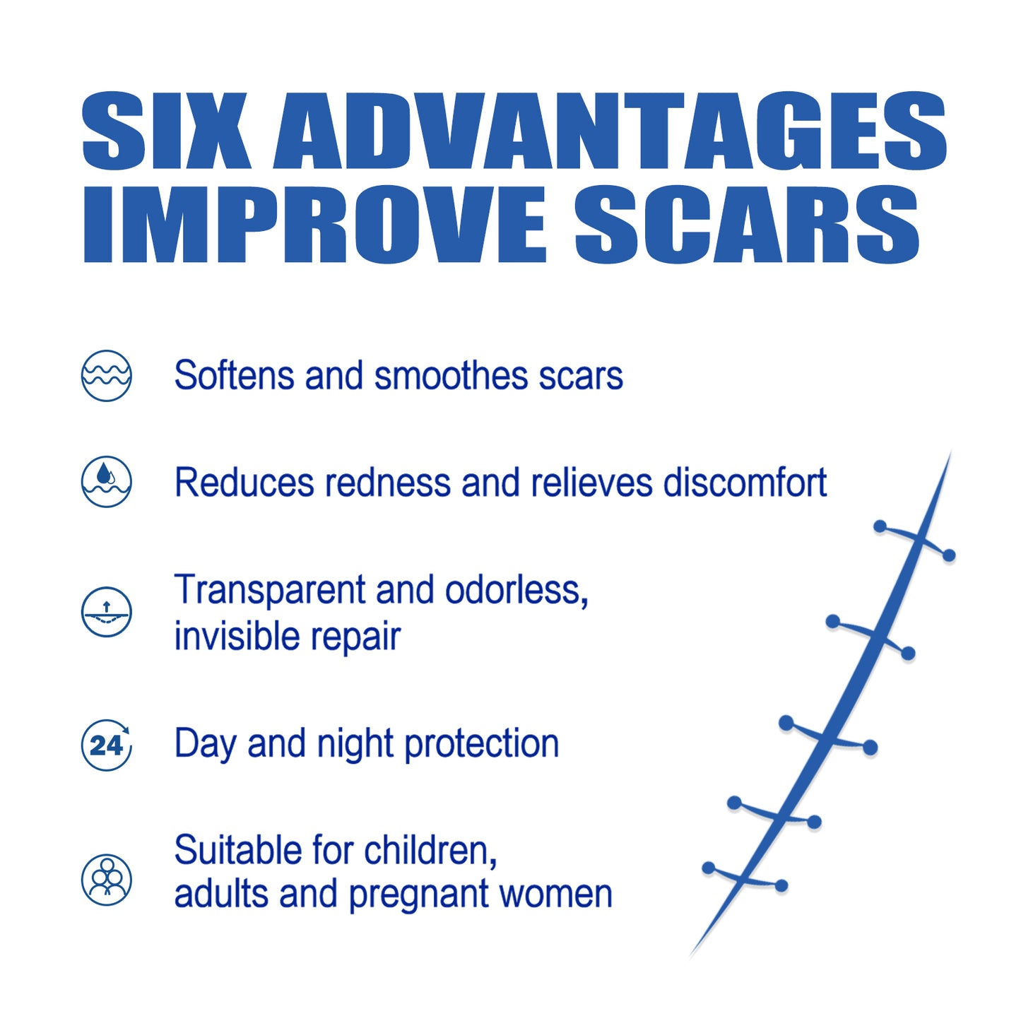 JAYSUING Scar Cream with Aloe Vera Extract - Visibly Reduces Appearance of Scars, Moisturizes & Soothes Skin