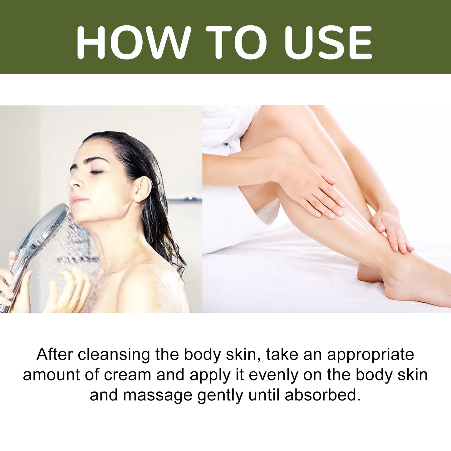 OceAura Green Coffee Bean Oil Firming Cream - Intensely Hydrating, Tightening & Smoothing Body Lotion for Soft, Supple Skin