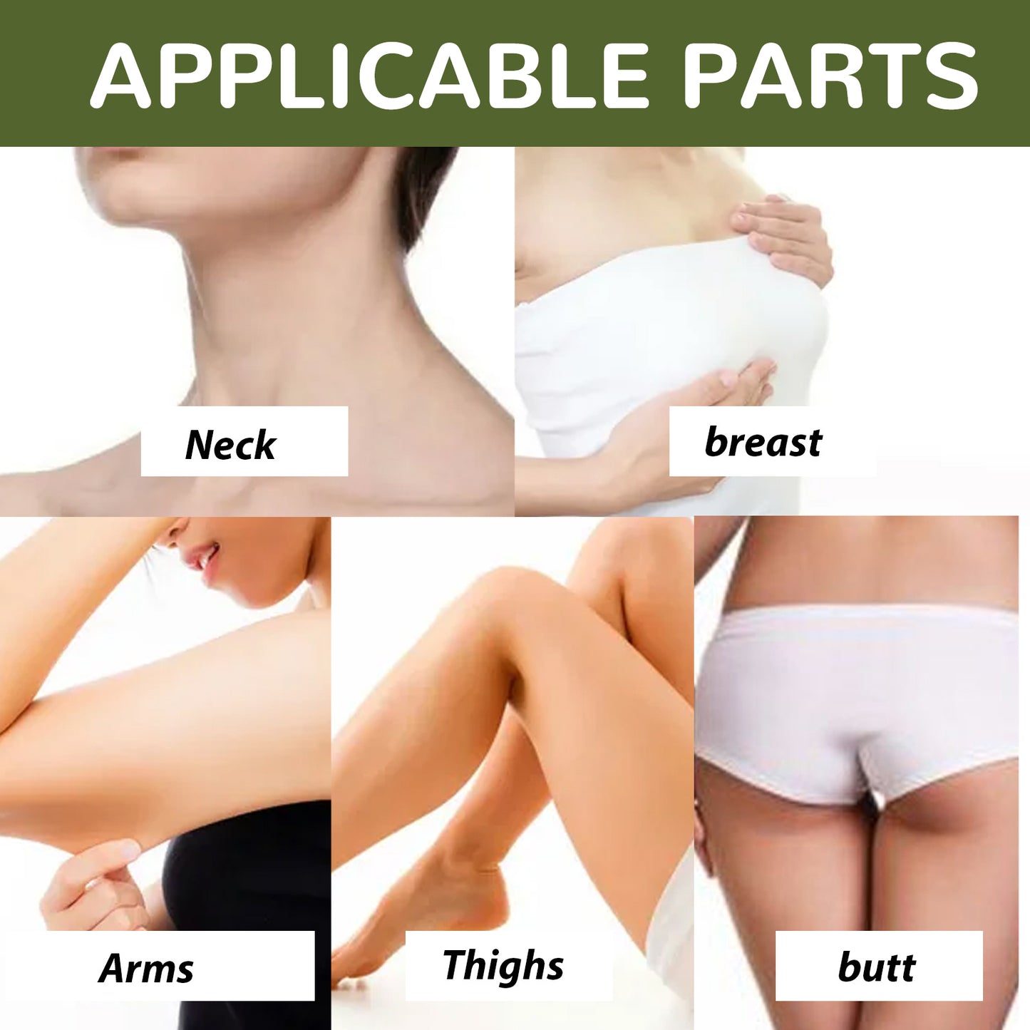 OceAura Green Coffee Bean Oil Firming Cream - Intensely Hydrating, Tightening & Smoothing Body Lotion for Soft, Supple Skin