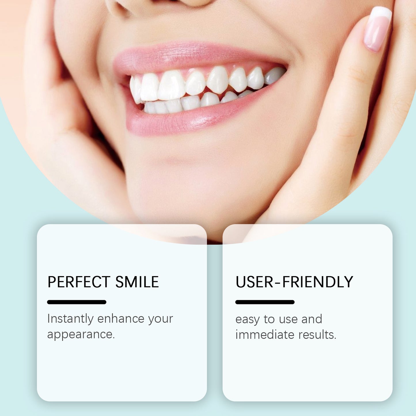 Oralhoe Temporary Cosmetic Tooth Cover - Smile Enhancer for Special Occasions, Non-Permanent, Fits Over Existing Teeth