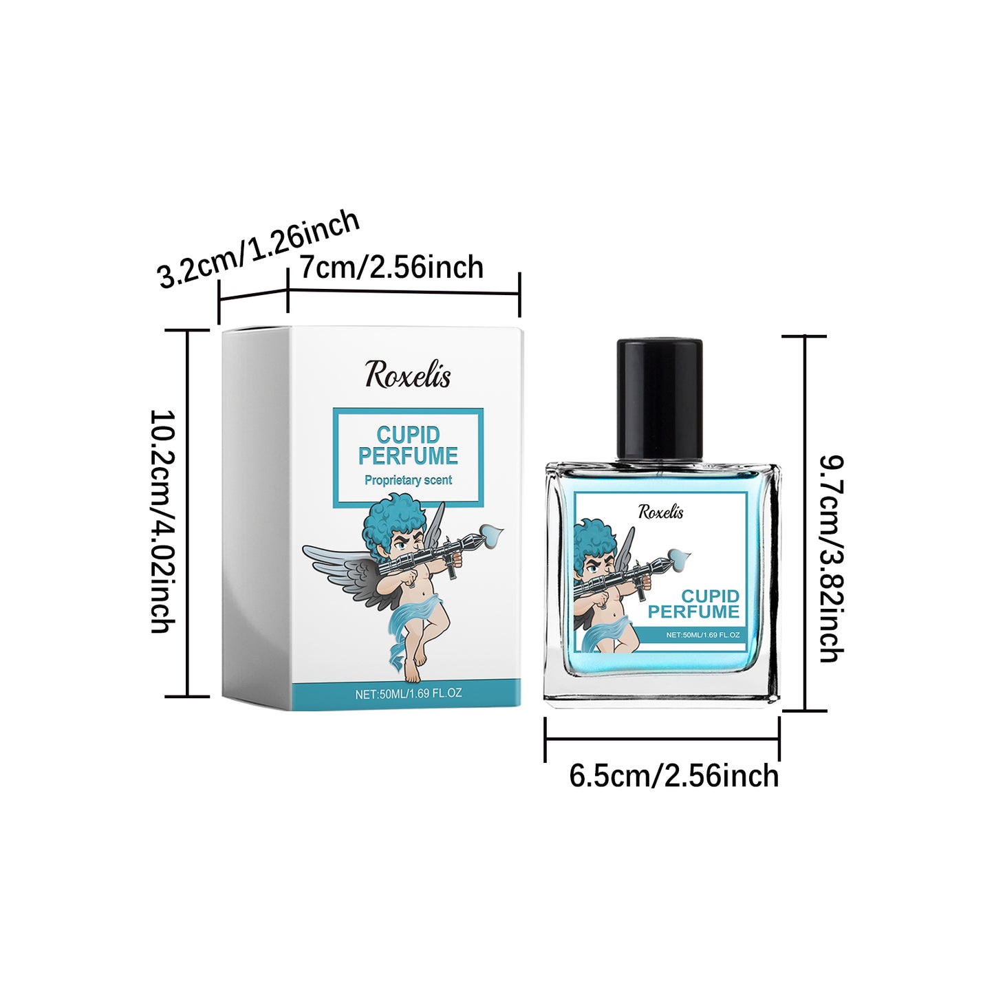 Roxelis Eau de Cologne Spray - Classic Citrus & Woodsy Scent, Long-Lasting Fragrance for Men & Women