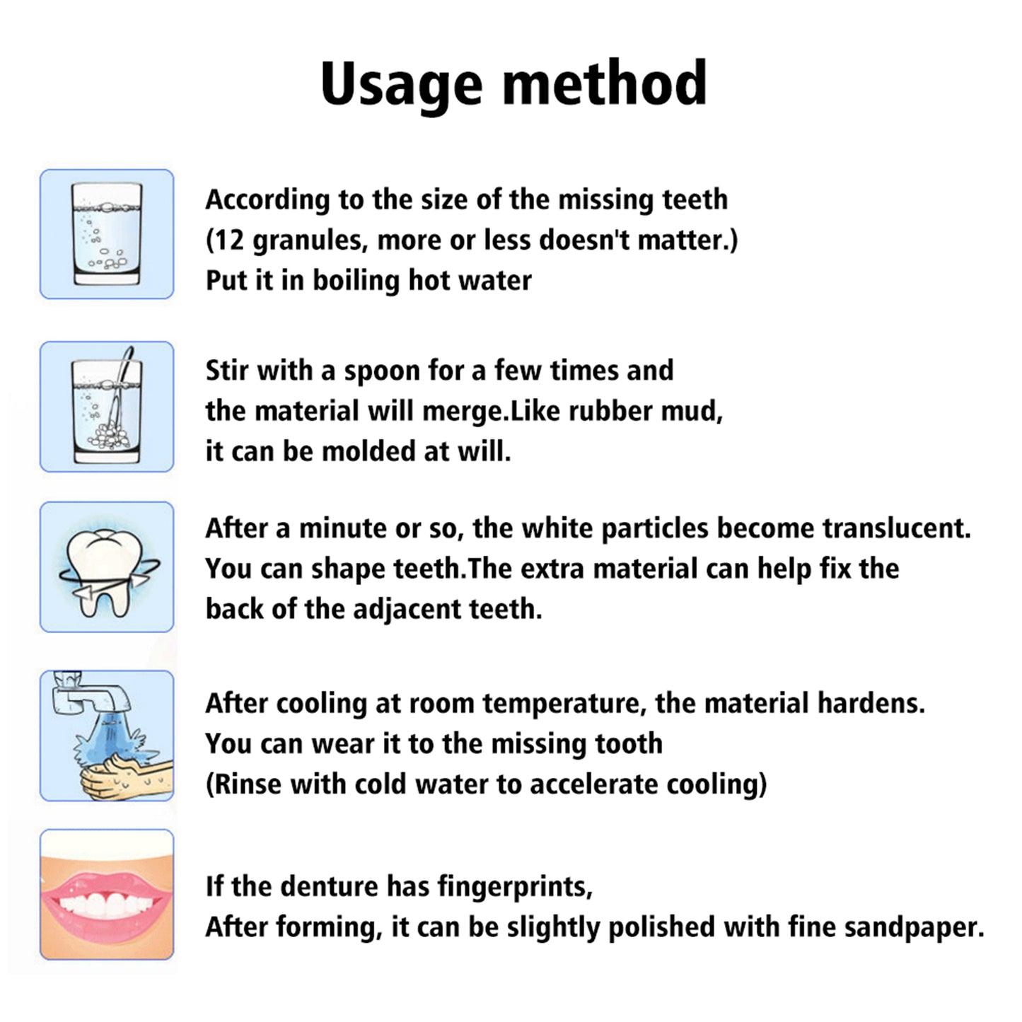 EELHOE Moldable Temporary Dental Filling Gel (30ml)
